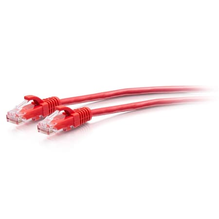 Cb Distributing 1 ft. Cat6a Snagless Unshielded Twisted Pair Slim Ethernet Network Patch Cable, Red ST3196976